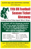 11th UH Football Giveaway